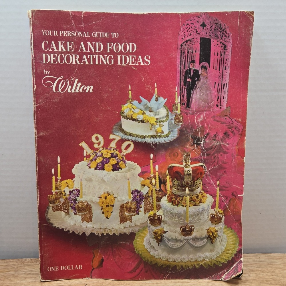 Vintage 1969 Wilton Cake & Food Decorating Ideas Guide Cookbook Catalog Retro...